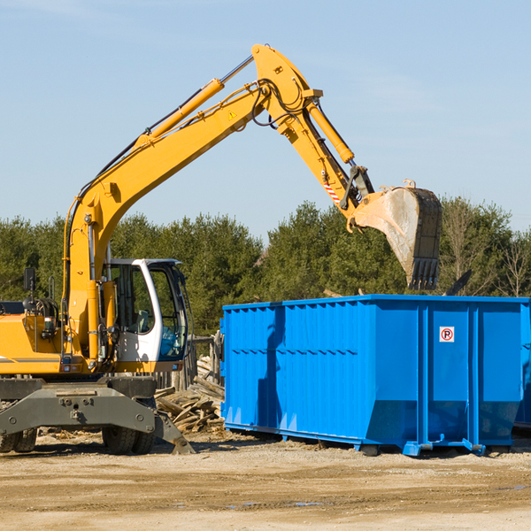 can i rent a residential dumpster for a construction project in Weston